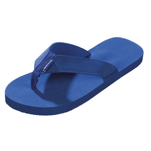 dark blue flip flops