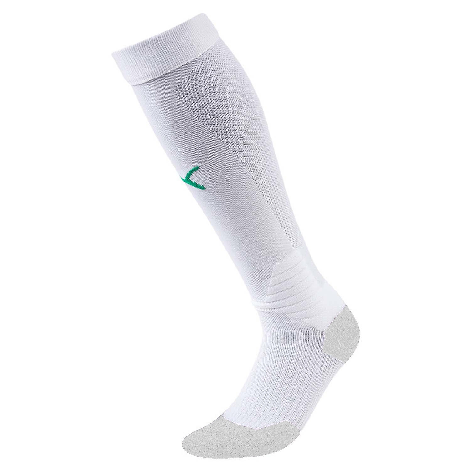 Puma football socks unisex white/green 